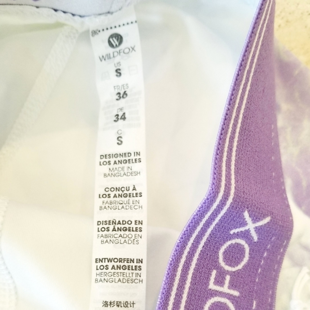 Wild Fox Ombre Tie Dye High Waist Athletic Athleisure Legging Pants NWT - Picture 10 of 15
